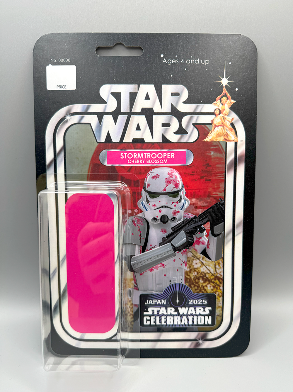 Cherry Blossom Troopers: Custom Card Back Design for Hand-Painted Figures