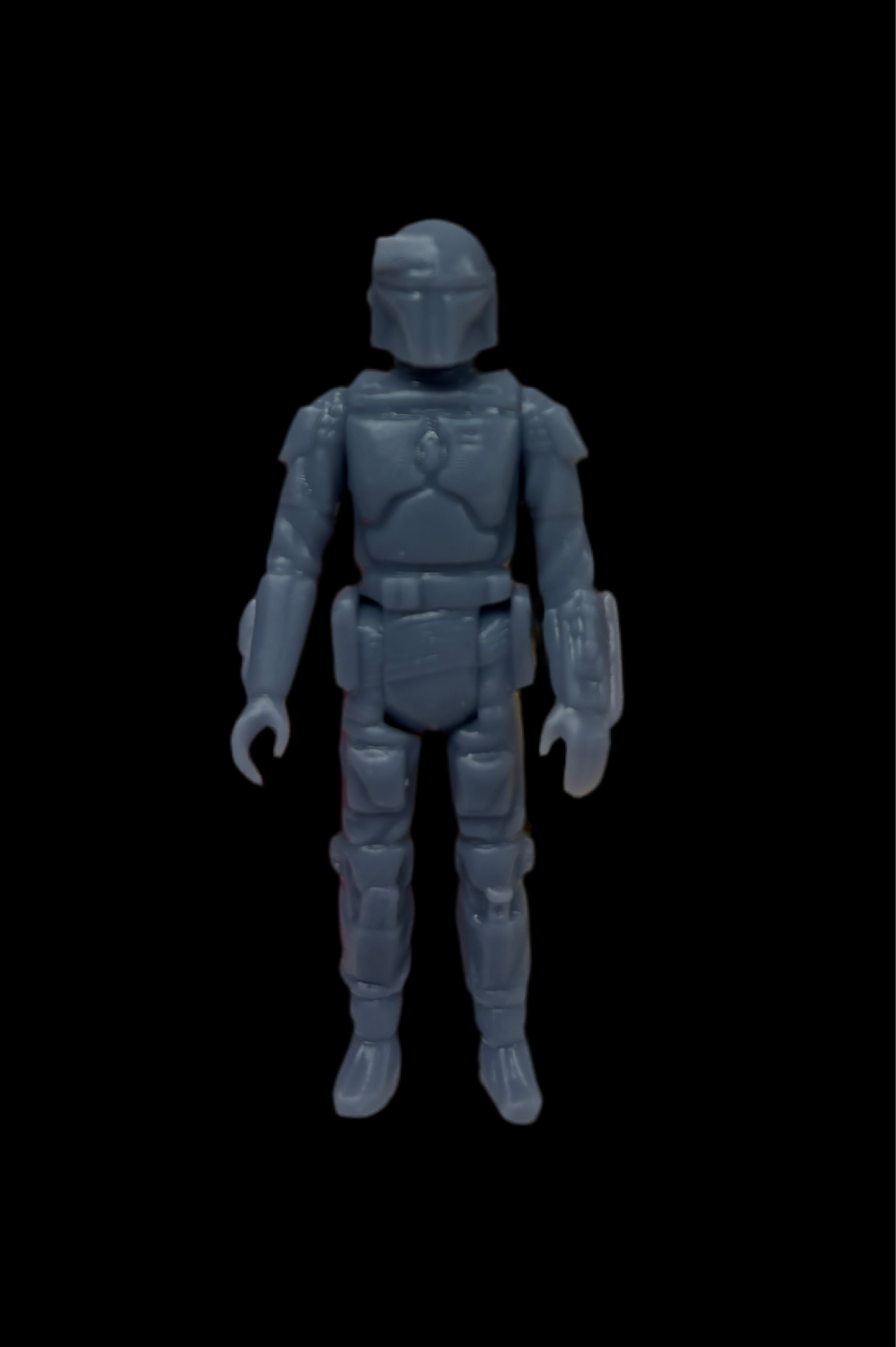 DIY Custom Boba Fett Miniature Figure Kit – 3D Printed Figure + Cardback + Blister Bubble