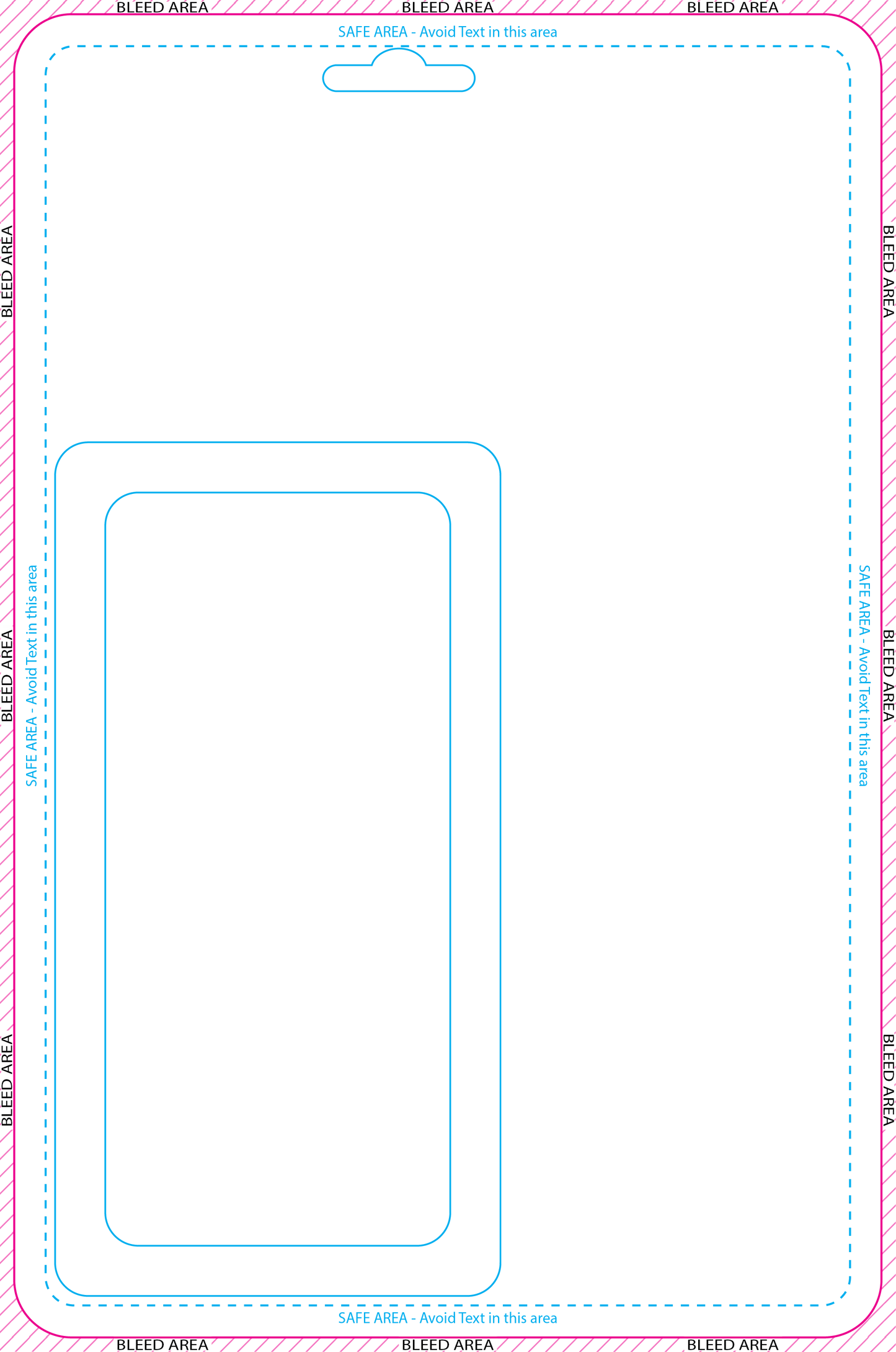 Free Template for 6 Inch Custom Card Backs – Design Your Own Card with Perfect Dimensions & Bleed