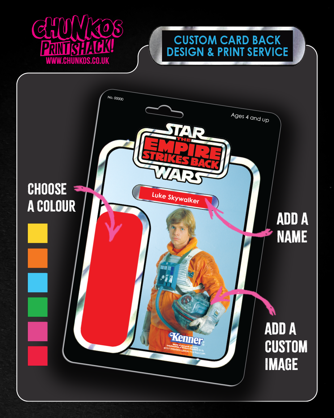 Design & Print Service - Custom ESB Vintage-Style Card Backs