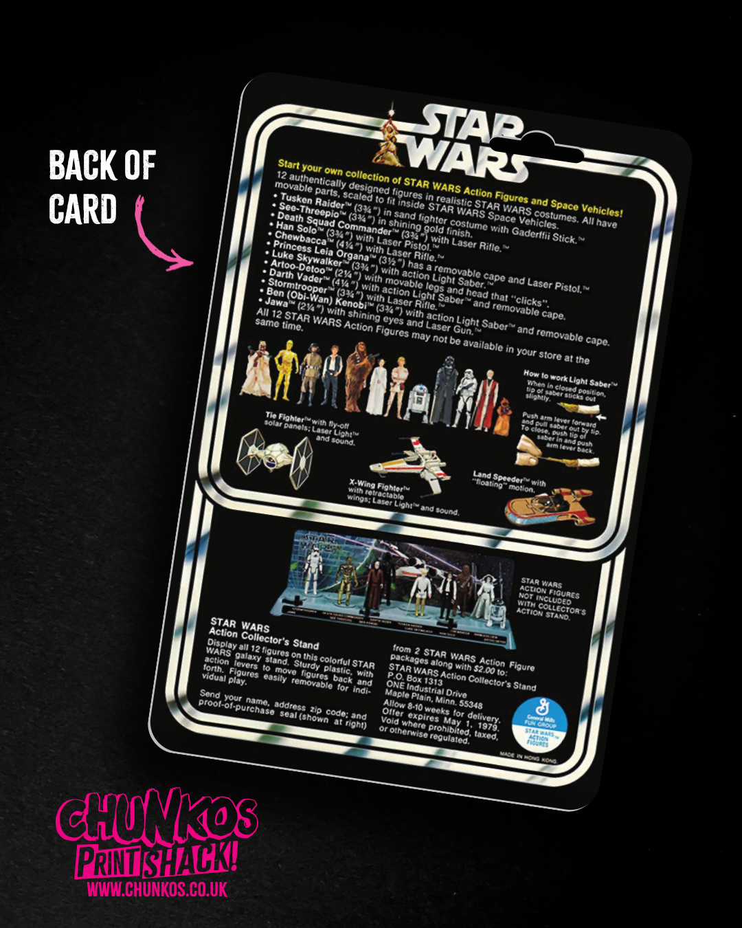 Design & Print Service - Custom Star Wars Vintage-Style Card Backs