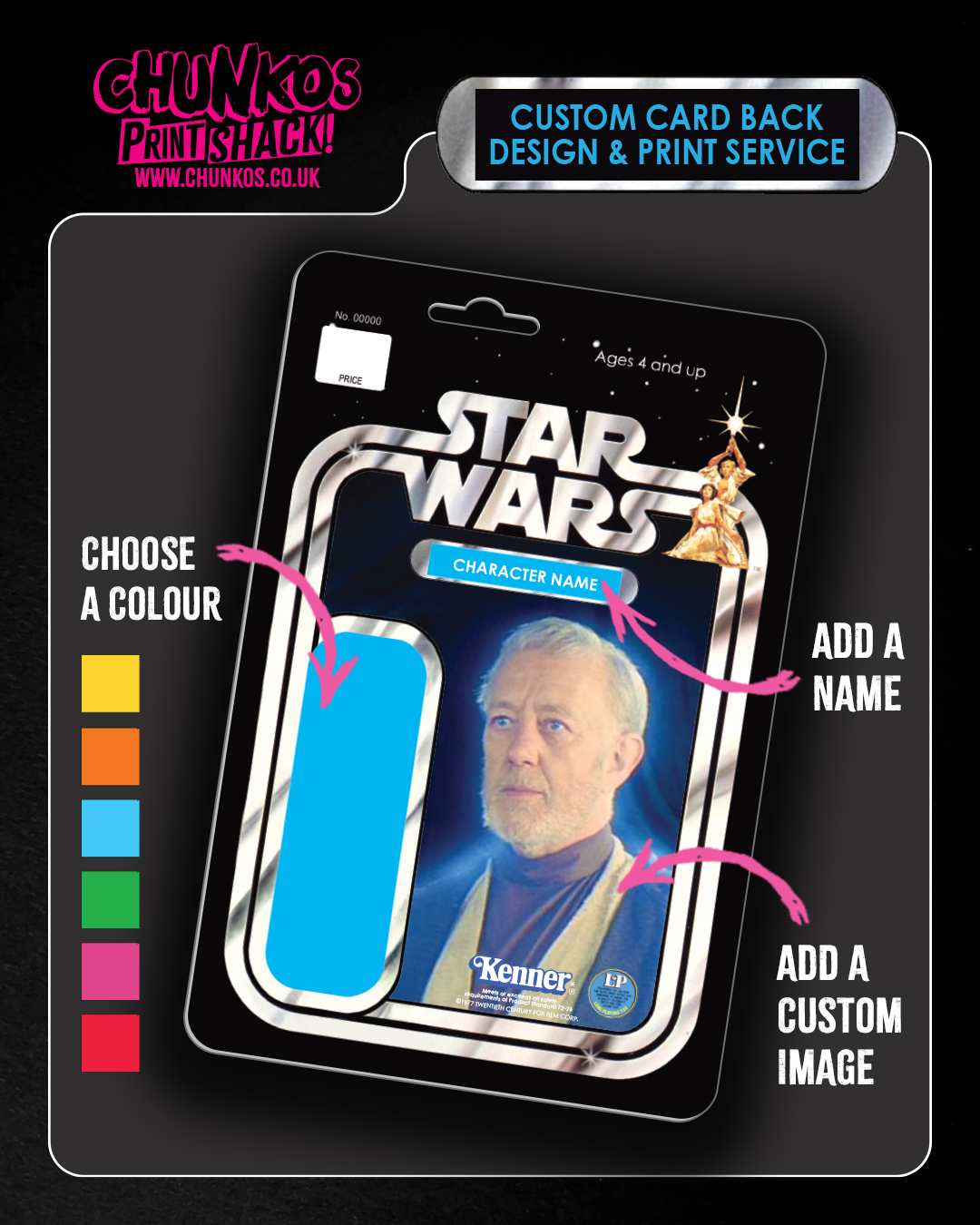 Design & Print Service - Custom Star Wars Vintage-Style Card Backs