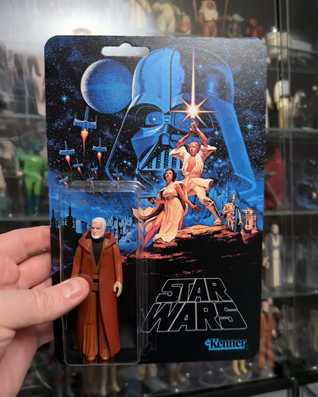 Star Wars Card Backs Kit with Clear Blister Bubbles - Repack vintage Kenner figures or Custom Figure creations! Poster A