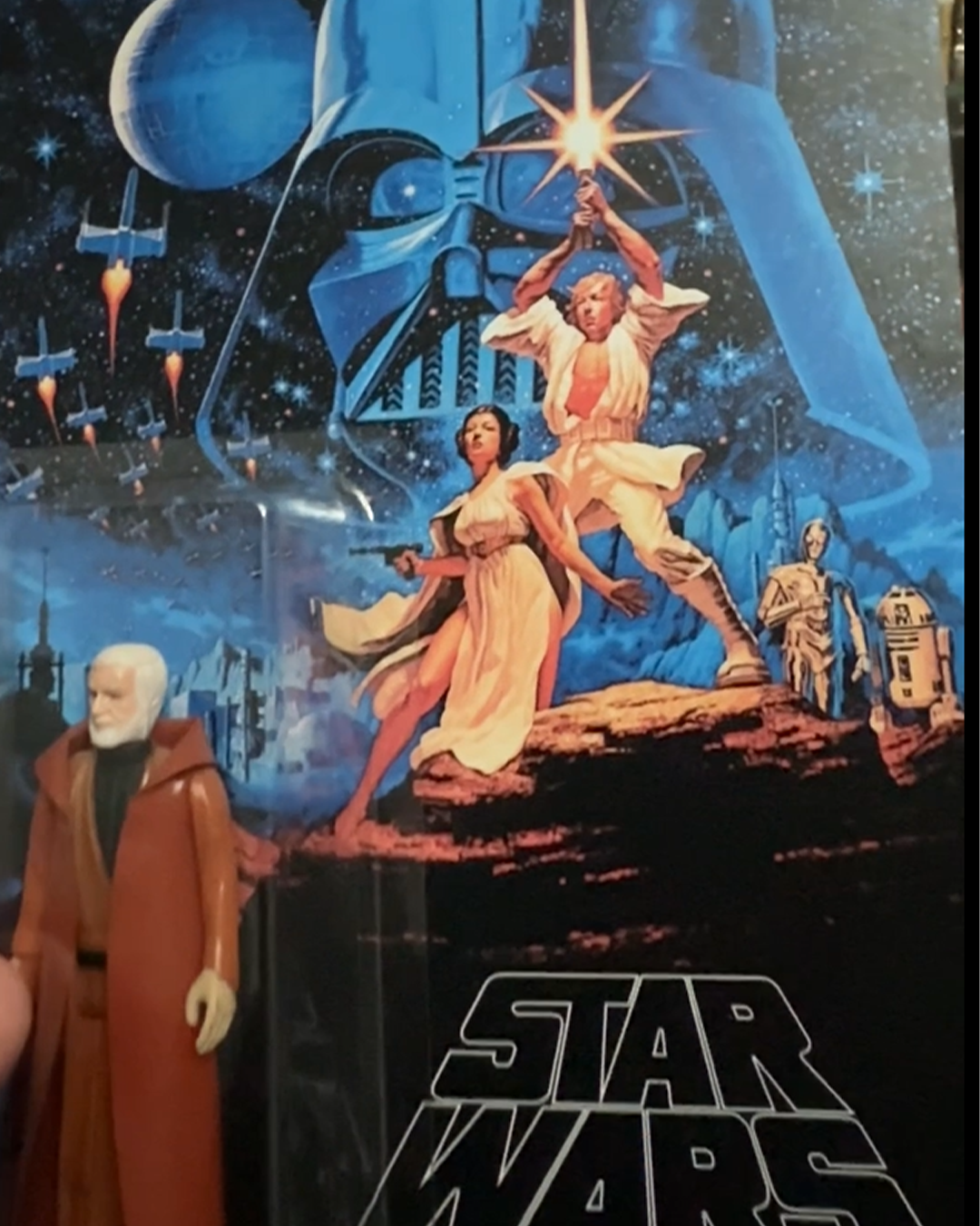 Star Wars Card Backs Kit with Clear Blister Bubbles - Repack vintage Kenner figures or Custom Figure creations! Poster A