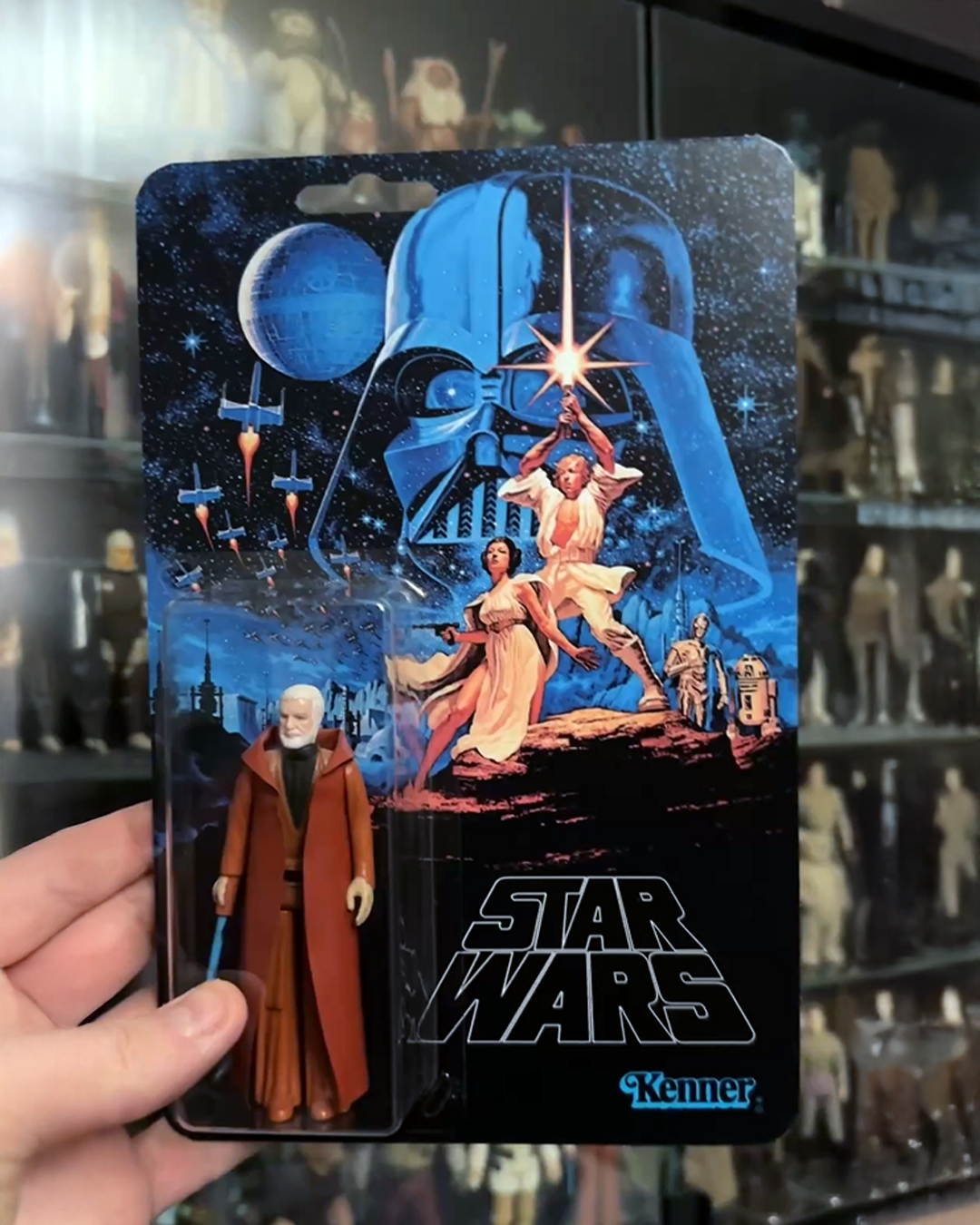 Star Wars Card Backs Kit with Clear Blister Bubbles - Repack vintage Kenner figures or Custom Figure creations! Poster A