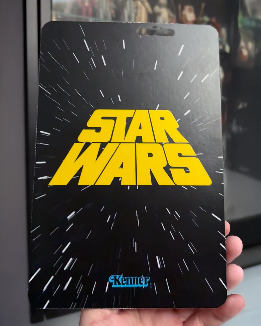 Star Wars Card Backs Kit with Clear Blister Bubbles - Repack vintage Kenner figures or Custom Figure creations! Poster A