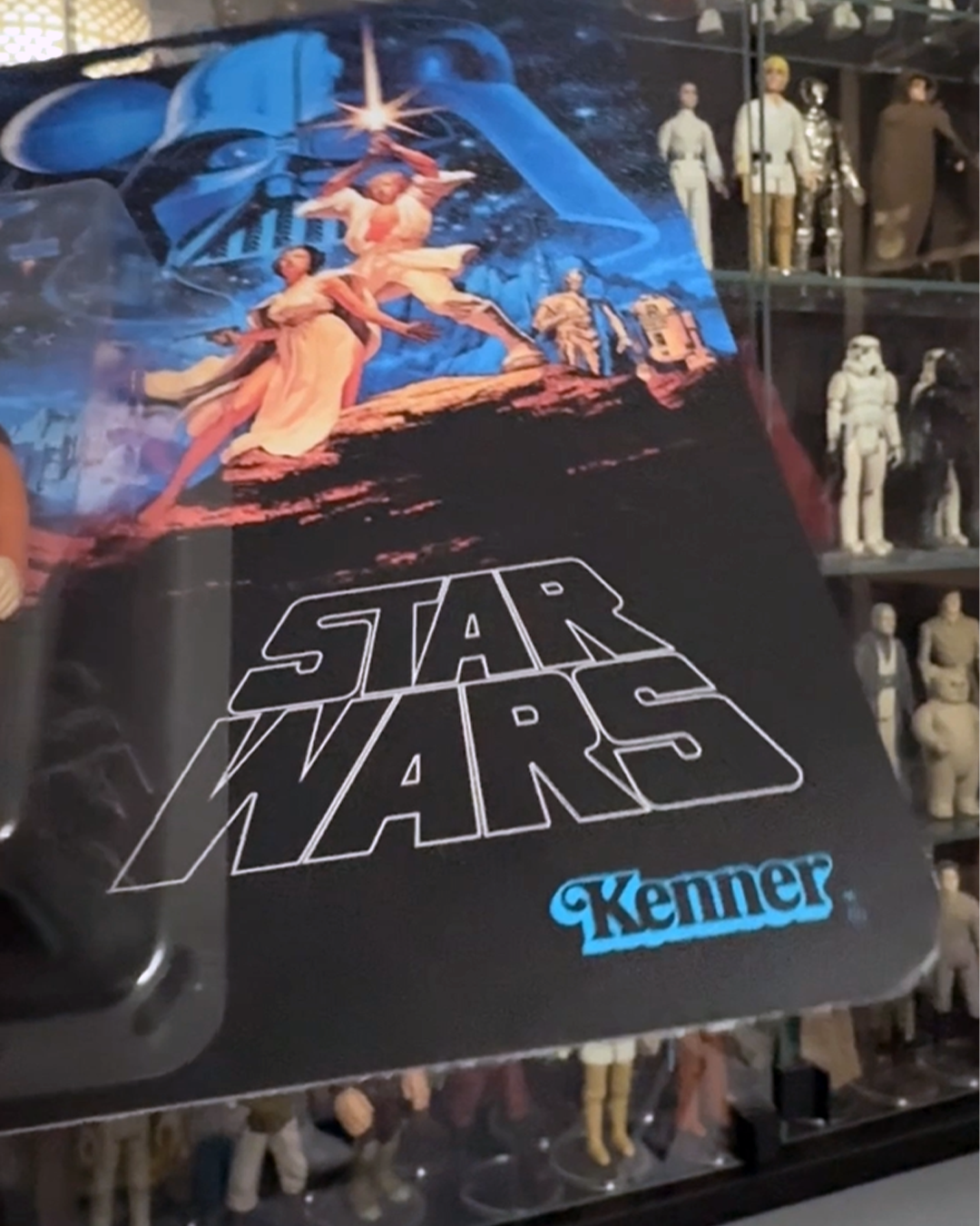 Star Wars Card Backs Kit with Clear Blister Bubbles - Repack vintage Kenner figures or Custom Figure creations! Poster A