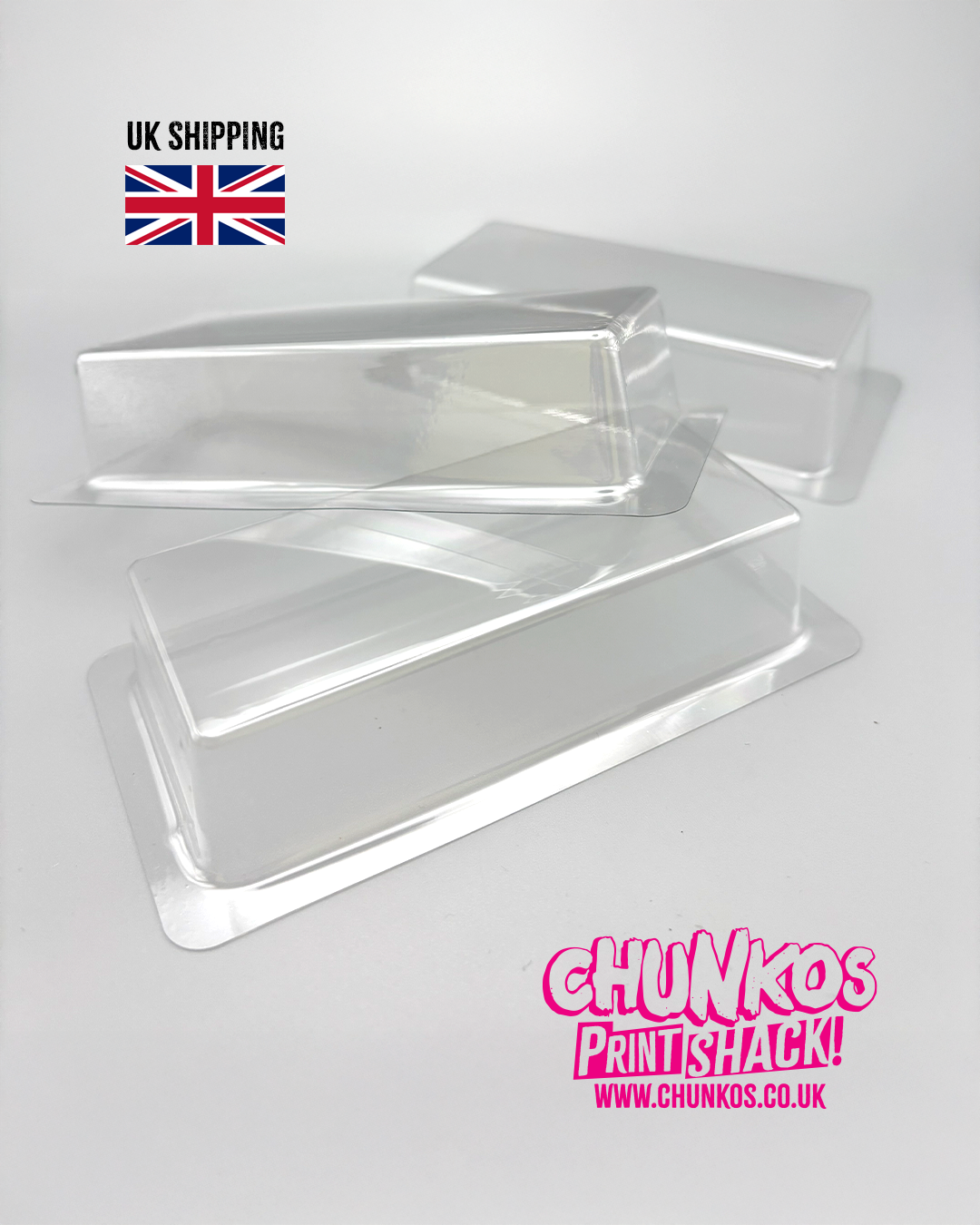 Clear Blister Bubbles & Blank Card Backs for Custom Action Figure Packaging