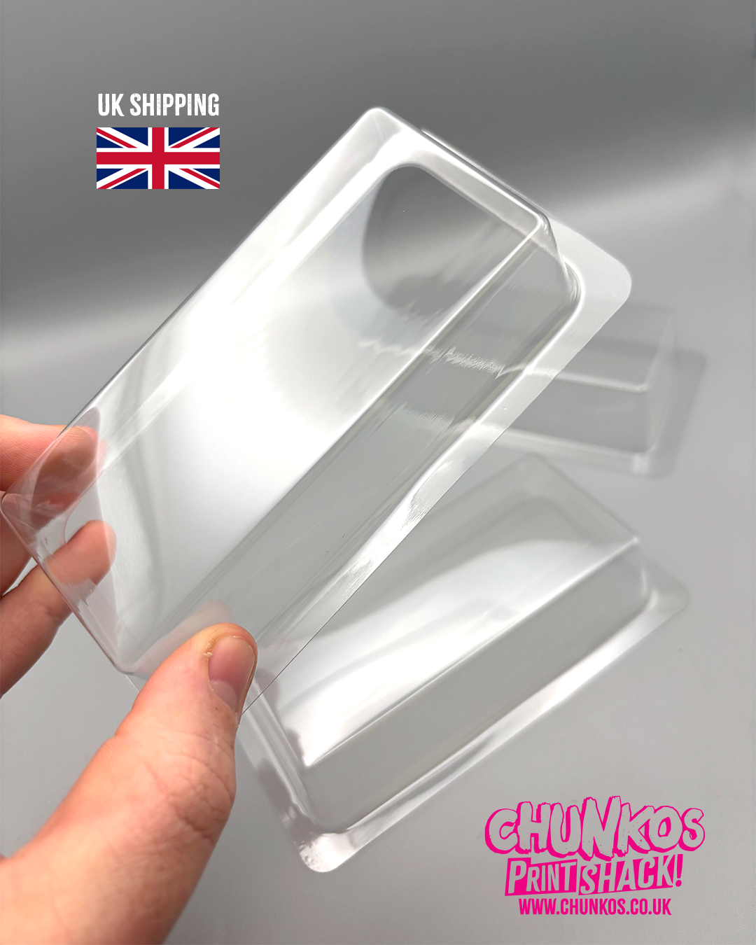 Clear Blister Bubbles & Blank Card Backs for Custom Action Figure Packaging