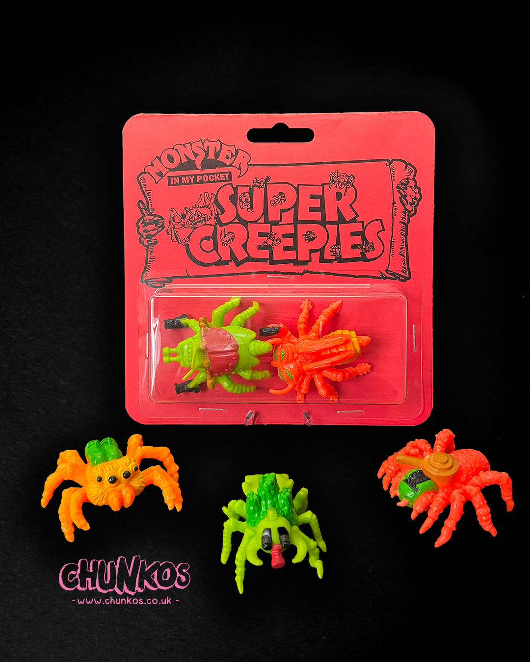 Vintage Monsters In My Pocket SUPER CREEPIES - Real Authentic 80s/90s Vintage Collectible Toys