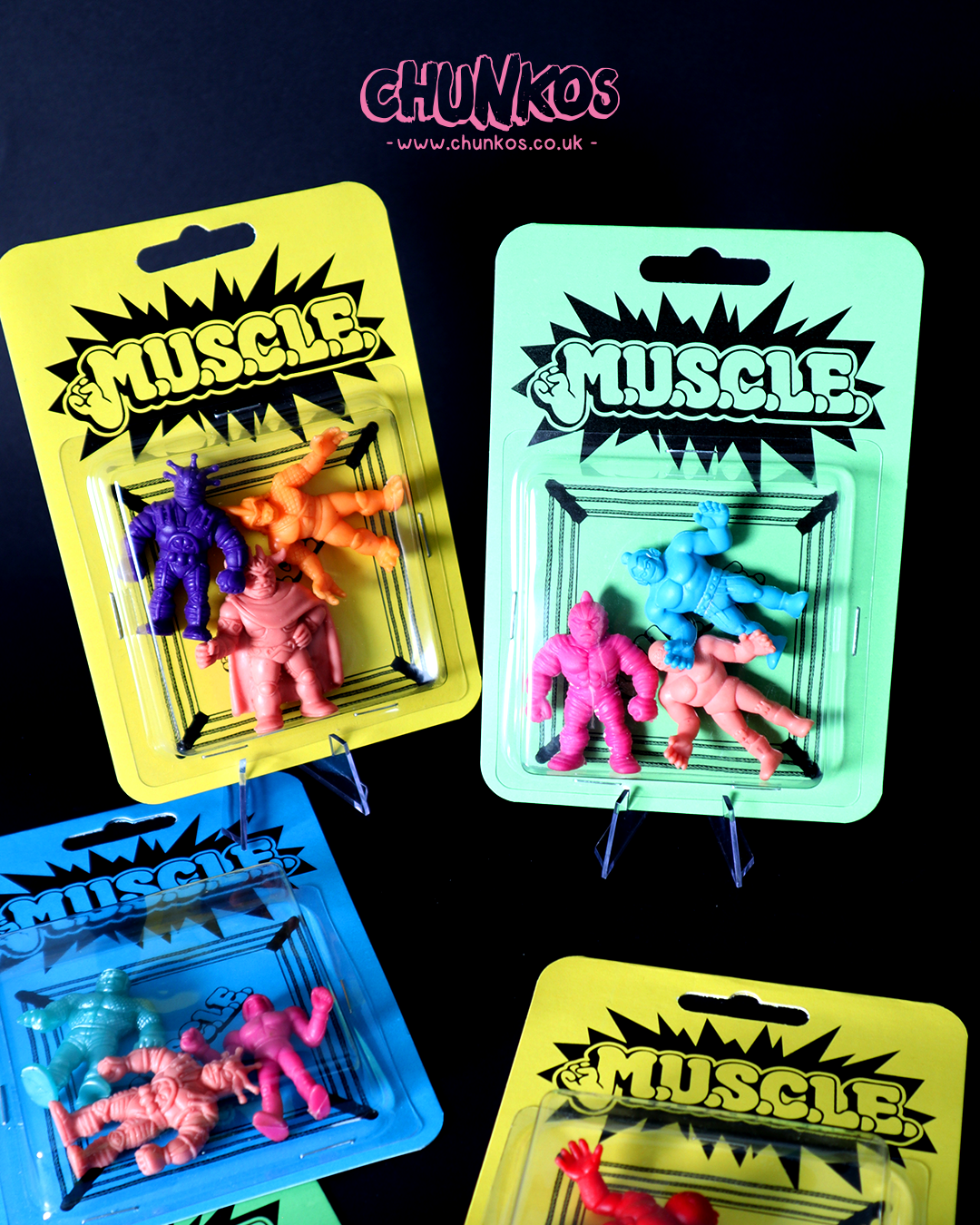 Vintage M.U.S.C.L.E MEN Kinnikuman mini Figures - Real Authentic 80s/90s Vintage Collectible Toys