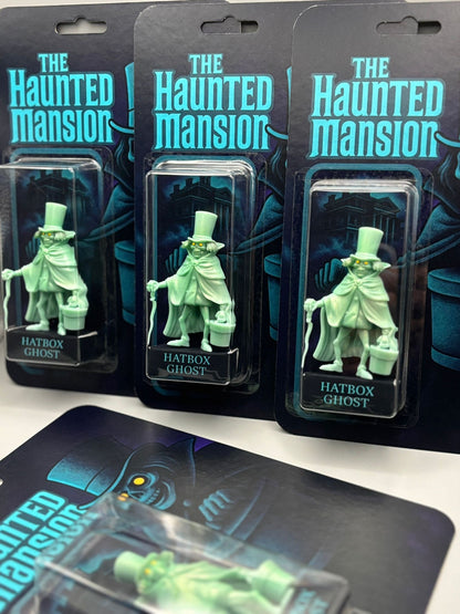 Custom Hatbox Ghost Figure Haunted Mansion Collectible – Disney Inspired Parks Attraction Fan Art Toy