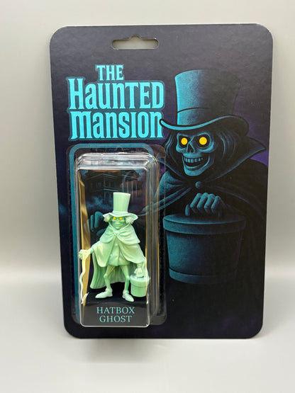 Custom Hatbox Ghost Figure Haunted Mansion Collectible – Disney Inspired Parks Attraction Fan Art Toy