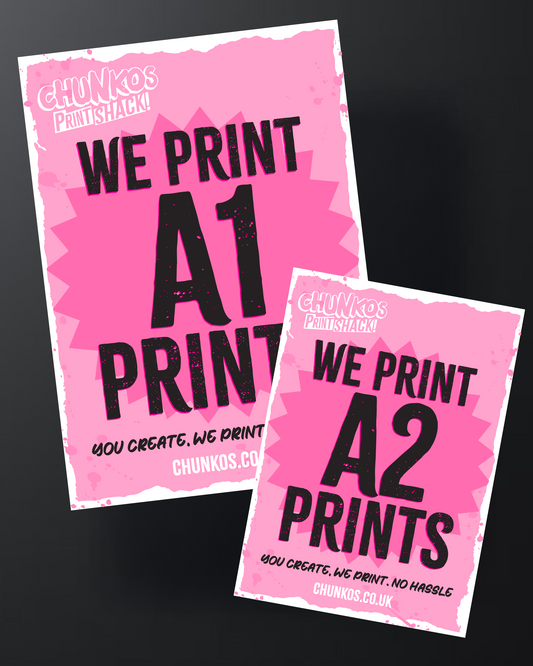Custom A2 & A1 Poster Prints – Premium Quality, Specialty Papers Available