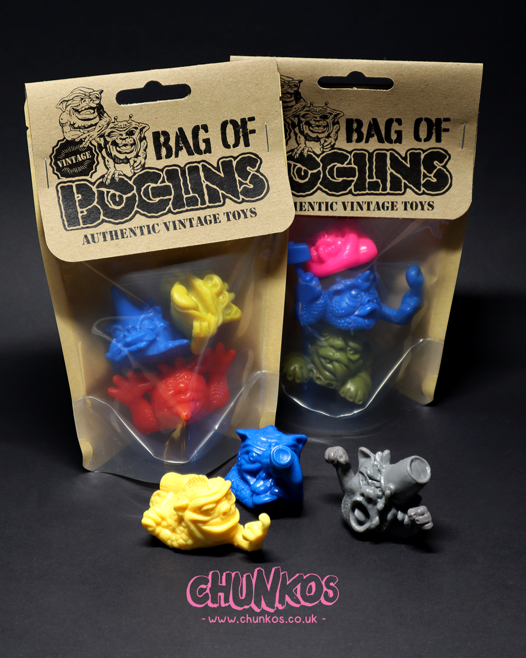 Boglin Toy 80s Vintage Boglins In A Bag Mini Figures Real