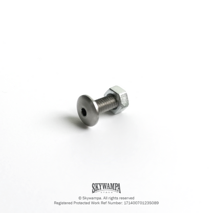 Threaded Rivet Screw for ESB Graflex Sabers - With Through Hole for Sound Venting