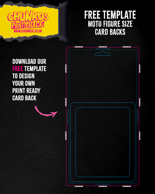 Free Template for MOTU Figure Custom Card Backs – Design Your Own Card with Perfect Dimensions & Bleed