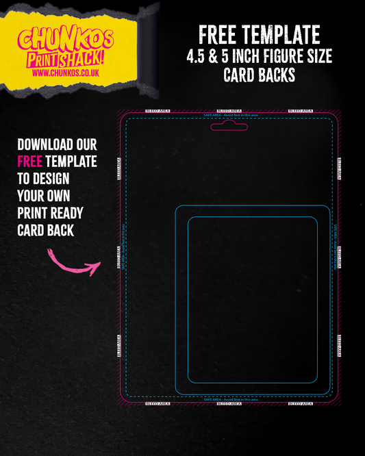 Free Template for 4.5 & 5 Inch Figure Custom Card Backs – Design Your Own Card with Perfect Dimensions & Bleed