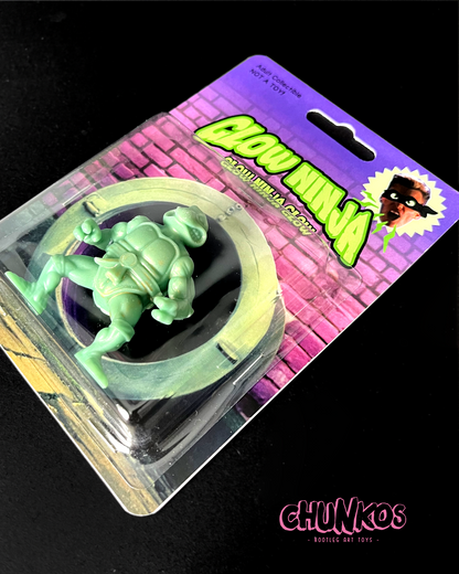 Glow Ninja - Glow in the Dark Turtle Action Figure - Limited Edition Art Toy