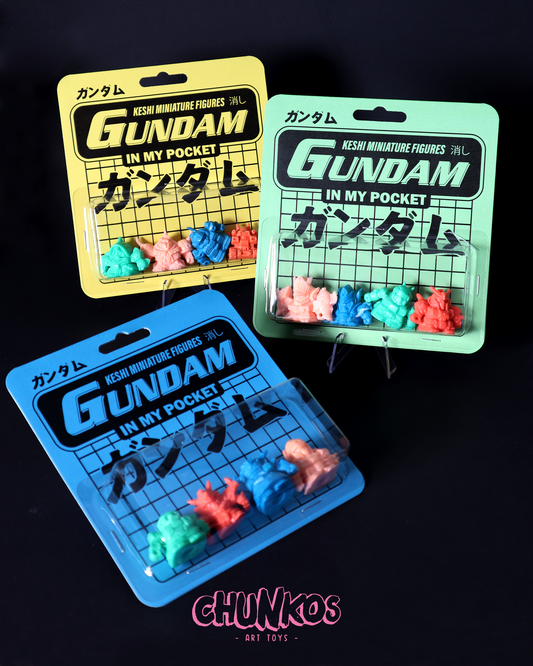 Vintage Gundam Keshi Japanese Mini Figures - Gashapon - Real Authentic 80/90s Collectible Toys