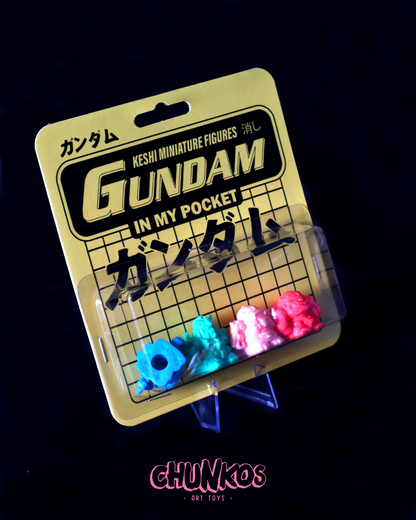 Vintage Gundam Keshi Japanese Mini Figures - Gashapon - Real Authentic 80/90s Collectible Toys