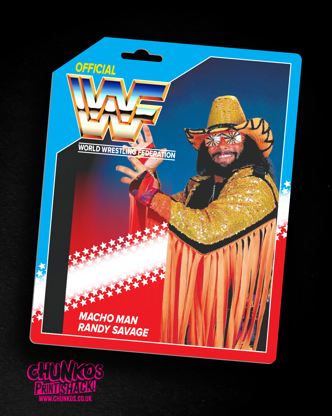 Design & Print Service - Custom Wrestling Vintage-Style Card Backs - WWF WWE WCW AEW