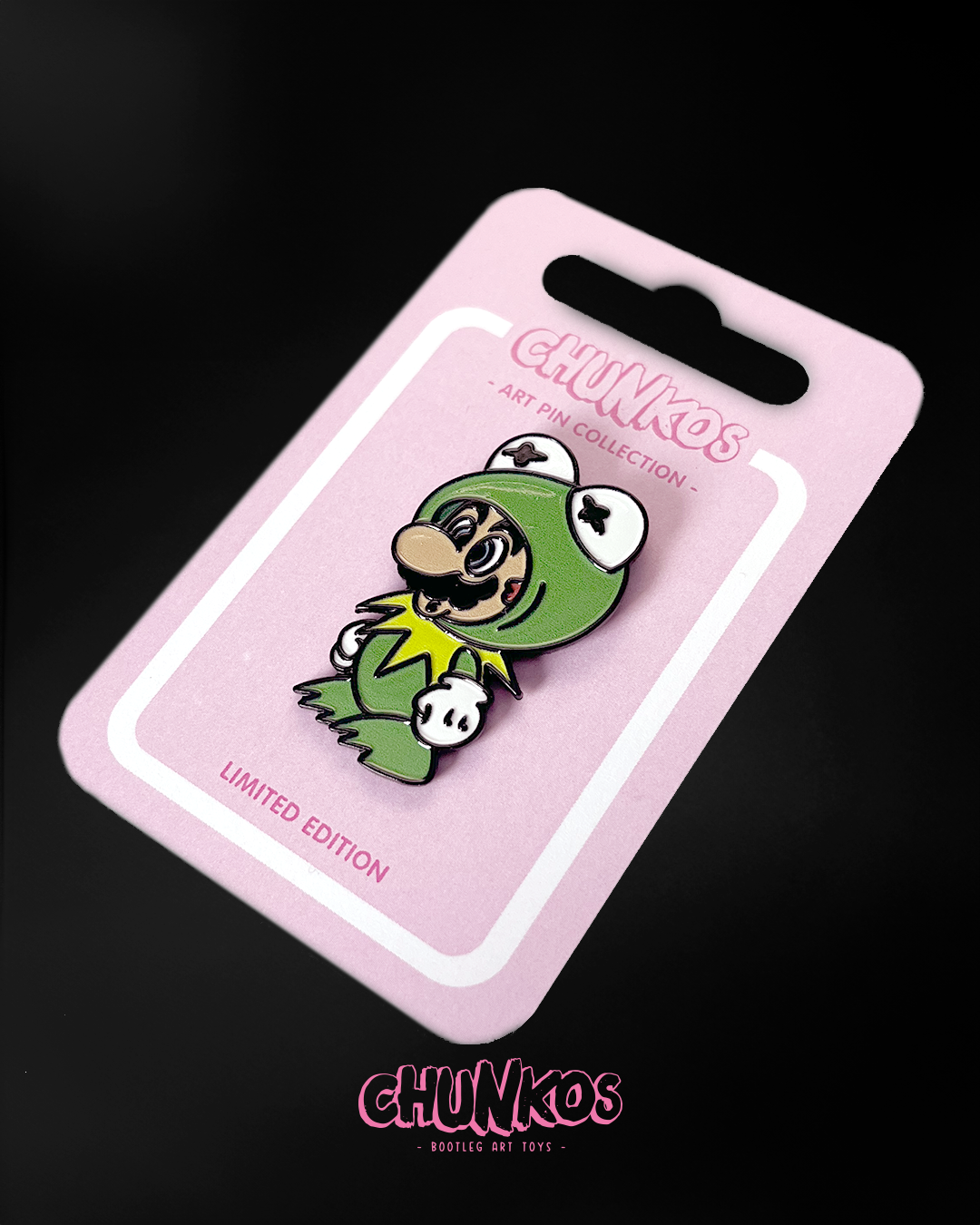 Super Frog Bros Pin Badge - Limited Edition