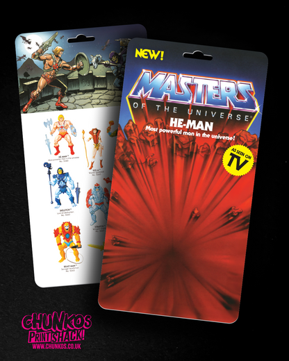 He-Man & Skeletor Card Backs – Printing Service