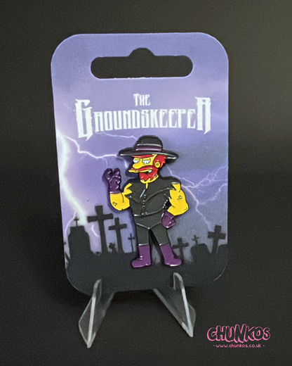 The Groundskeeper Pin Badge - Limited Edition - WWE