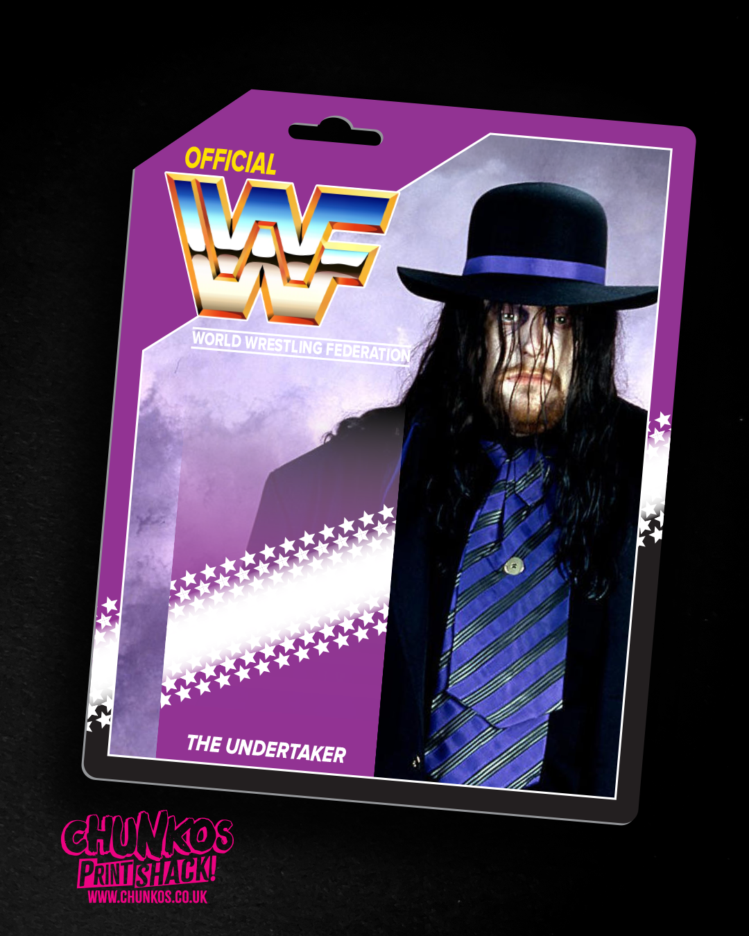 Design & Print Service - Custom Wrestling Vintage-Style Card Backs - WWF WWE WCW AEW