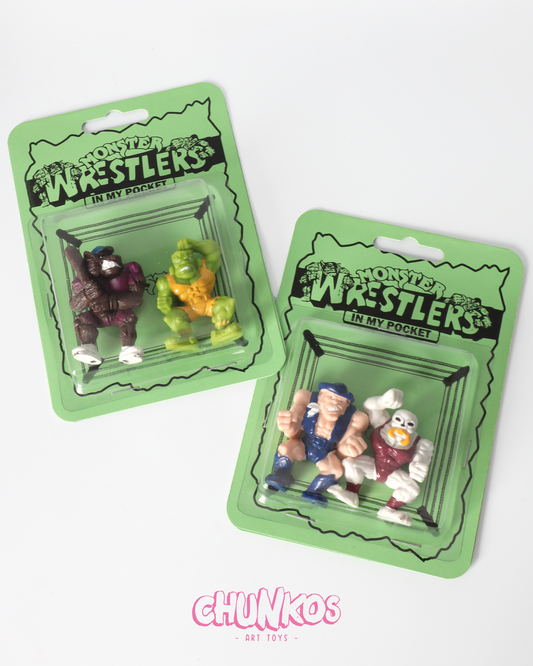 Vintage Wrestlers In My Pocket - Real Authentic 80s/90s Vintage Collectible Toys