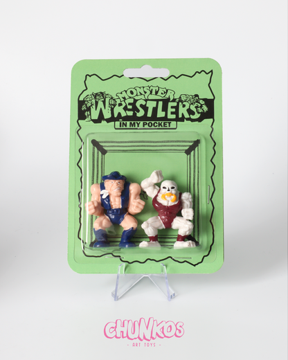 Vintage Wrestlers In My Pocket - Real Authentic 80s/90s Vintage Collectible Toys