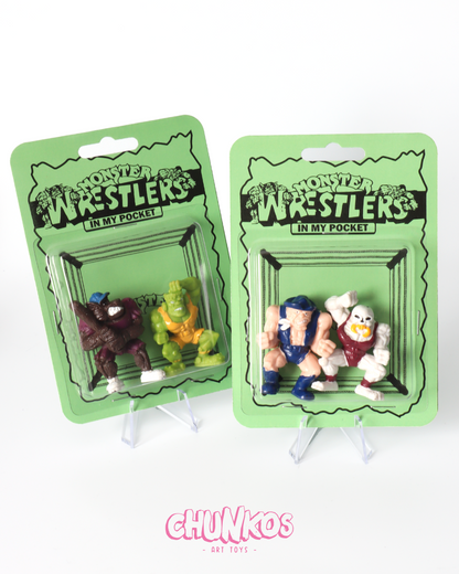 Vintage Wrestlers In My Pocket - Real Authentic 80s/90s Vintage Collectible Toys