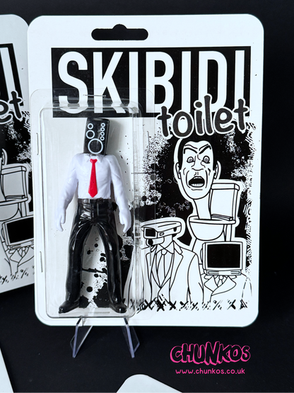 SKIBIDI Toilet Collectible Art Figurine Toys - Tv Man Titan Speakerman Cameraman -